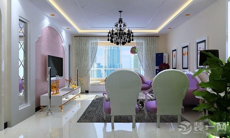 浪漫与典雅同在 感受外企女90平欧式风格装修