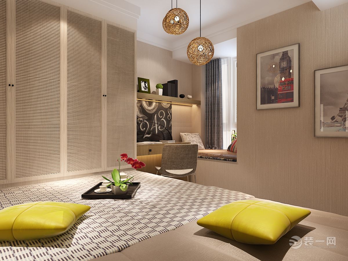 来源音乐现代港式装修 石家庄保利花园97平二