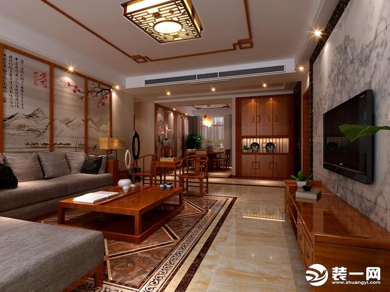 新中式风格装修效果图 新中式风格装修效果图