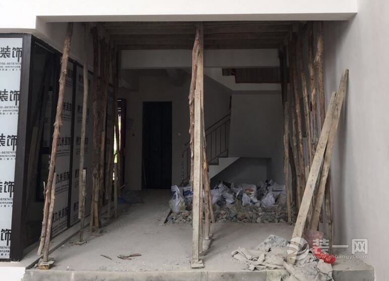 六室三厅四卫欧式风装修日记：砸墙和加建